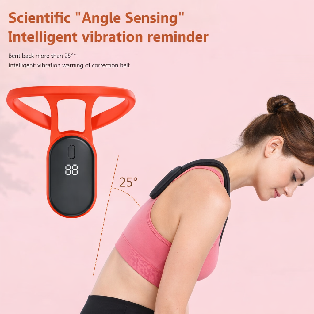USB Smart Posture Corrector Device with LCD Display
