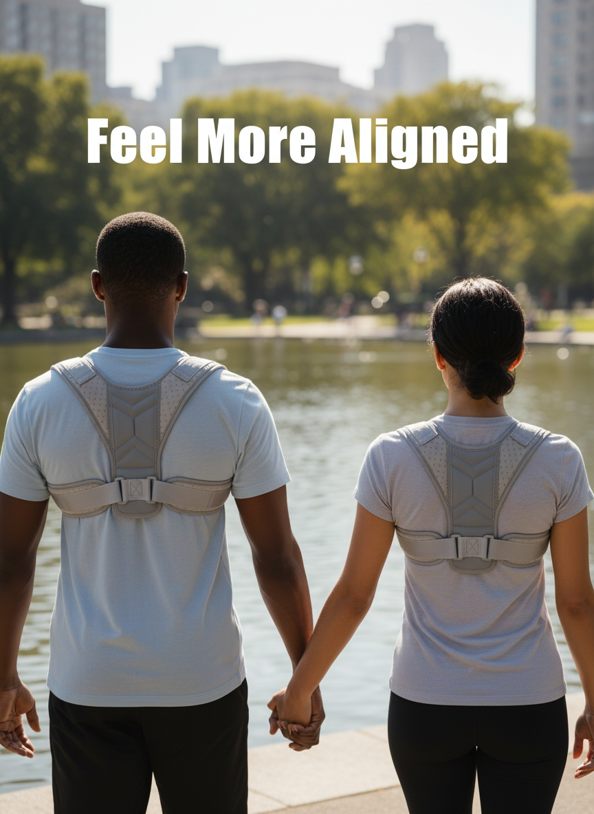 Adjustable Posture Support Brace – Lightweight Back & Shoulder Trainer for Men & Women